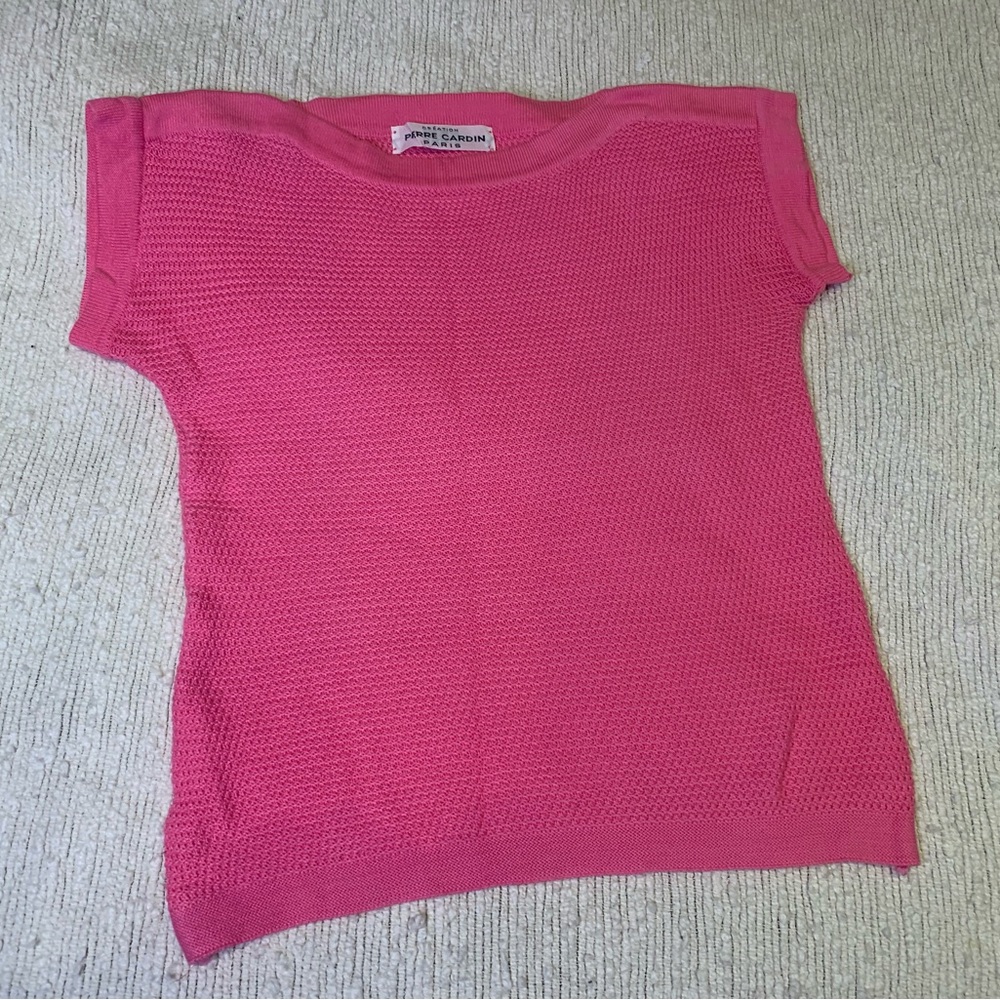 Pierre Cardin Pink Knit Top